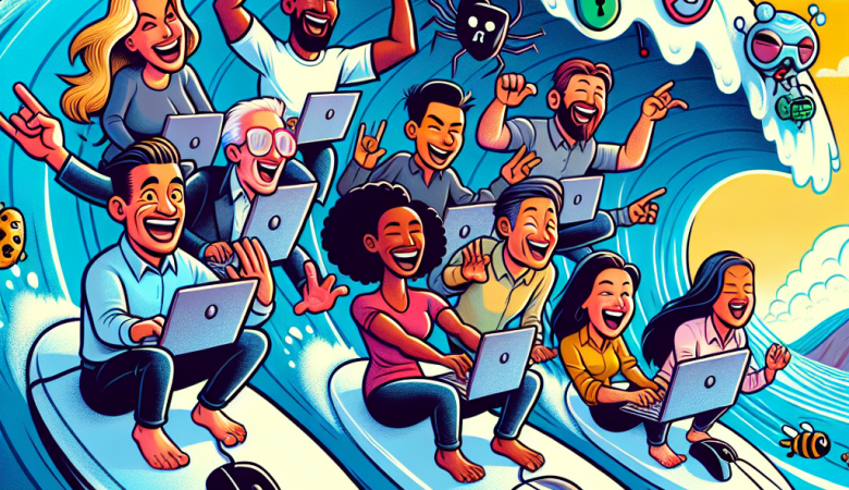 Surfing the Cyber Waves: Keeping Your Remote Team Safe Without Becoming a Digital Dictator